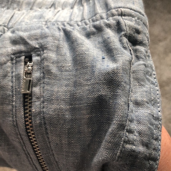 Athleta Cabo Linen Wide Leg Pant Size 6 - Picture 6 of 6